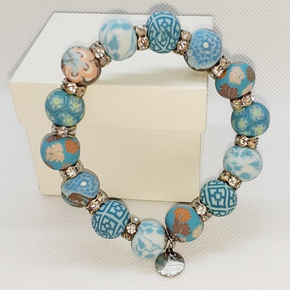 HOST PICK!!  New Jilzara polymer premium clay beaded bracelet - Picture 6 of 8